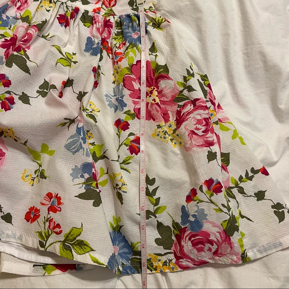 Girls childrens place flare dress size 8 floral Easter print - Picture 5 of 6